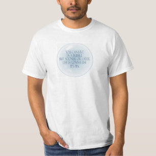 Living in a bubble men's t-shirt