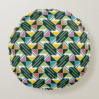 Living In Colour 2 Round Cushion