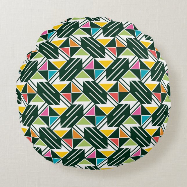 Living In Colour 2 Round Cushion (Front)