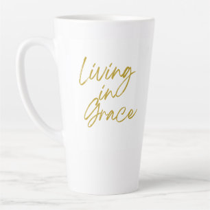 Living in Grace Tall Latte Mug
