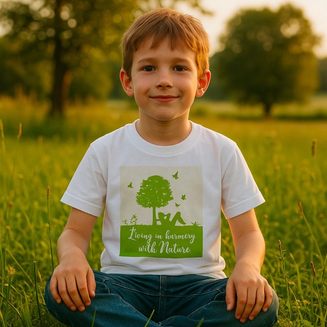 Living In Harmony In Nature T-Shirt (Creator Uploaded)