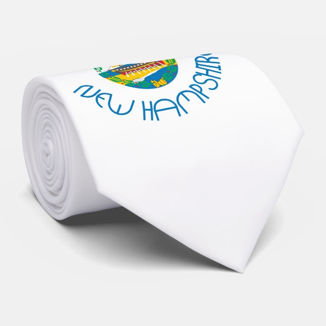 Living in New Hampshire Tie (Rolled)