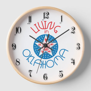 Living in Oklahoma Clock