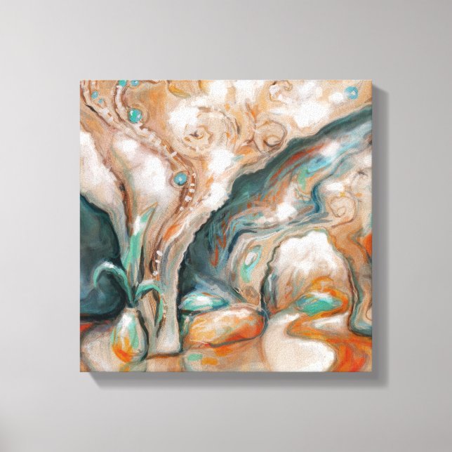 Living in the Bright Future Canvas Print (Front)