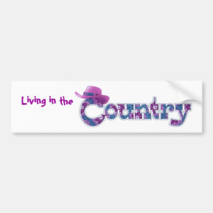 Living in the Country Sticker
