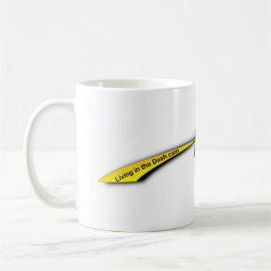 Living in the Dash Banner Mug - with Dash Cross