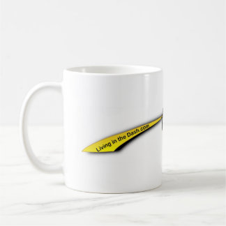 Living in the Dash Banner Mug - with Dash Cross
