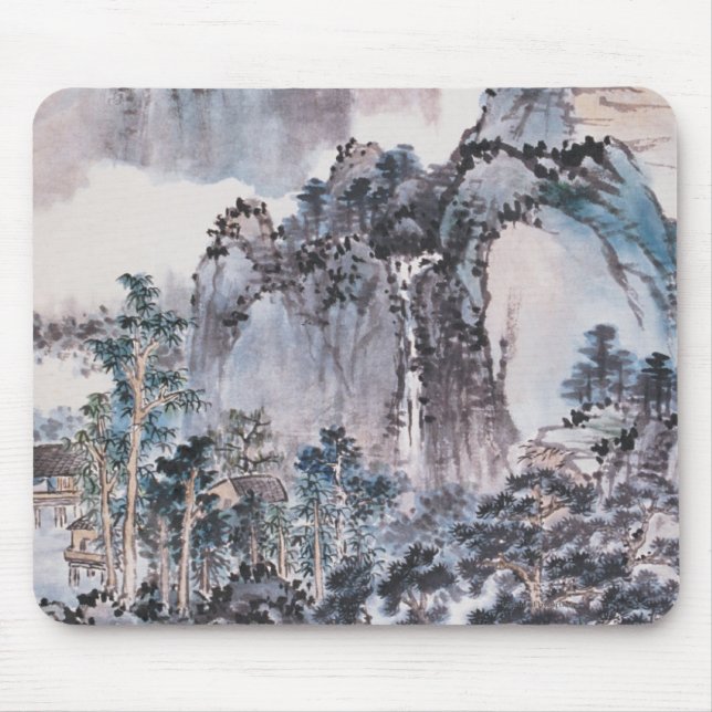 Living in the Mountains Mouse Mat (Front)