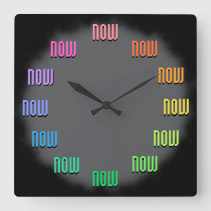 Living in the Now ;-) Wall Clock