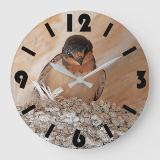 Living In The Rafters Large Clock