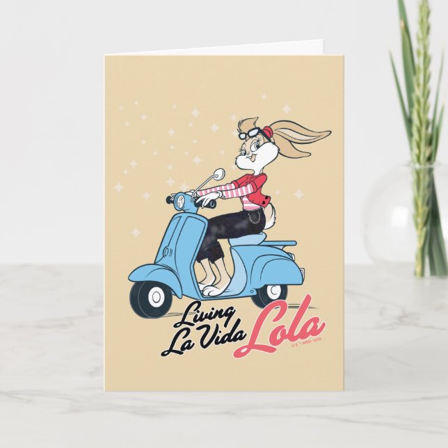 Living La Vida Lola Scooter Graphic Card (Front)