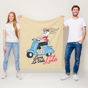 Living La Vida Lola Scooter Graphic Fleece Blanket
