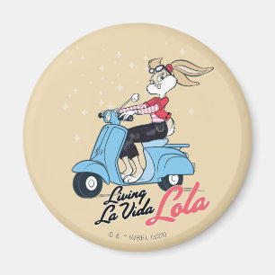 Living La Vida Lola Scooter Graphic Magnet