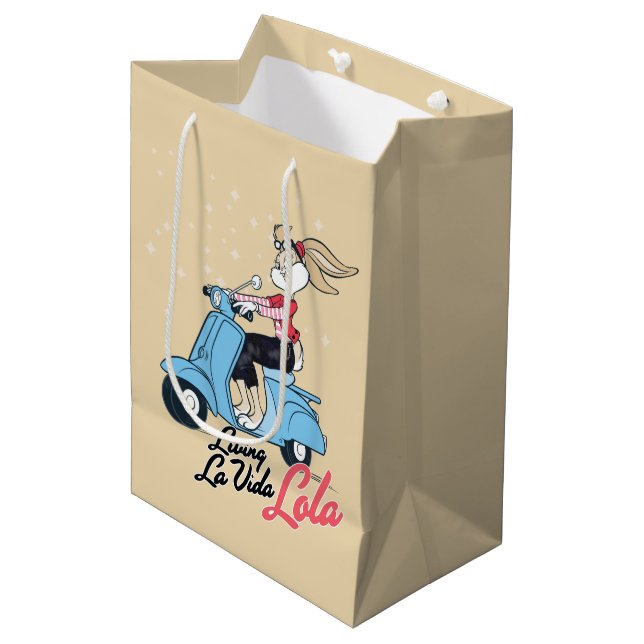 Living La Vida Lola Scooter Graphic Medium Gift Bag (Front Angled)