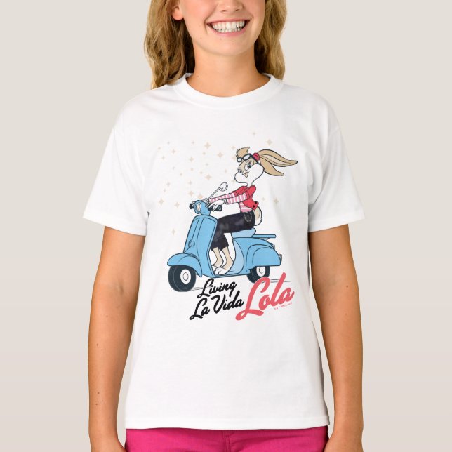 Living La Vida Lola Scooter Graphic T-Shirt (Front)
