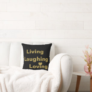 Living, Laughing, Loving Cushion