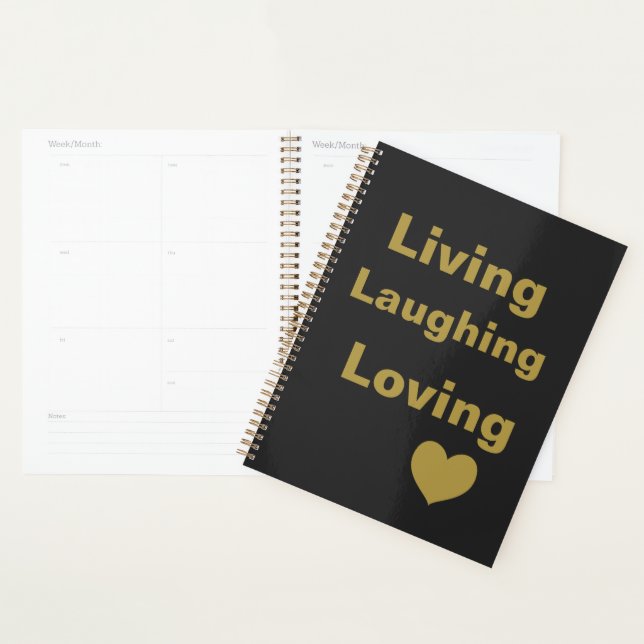 Living, Laughing, Loving   Planner (Display)