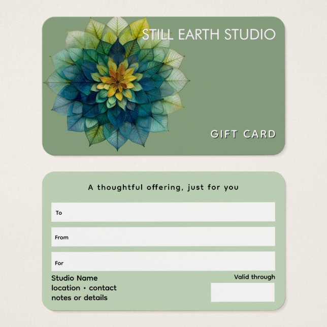 Living Leaves | Mandala (Front & Back)