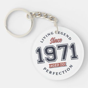 Living Legend 1971 Aged to perfection Key Ring
