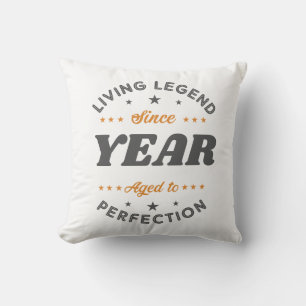 Living Legend Birthday Gift Personalised Cushion