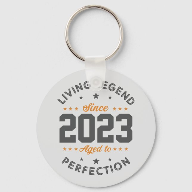 Living Legend Classic Customised Key Ring (Front)