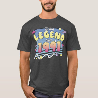 Living Legend Since 1991 80shemed Birthday vintage T-Shirt