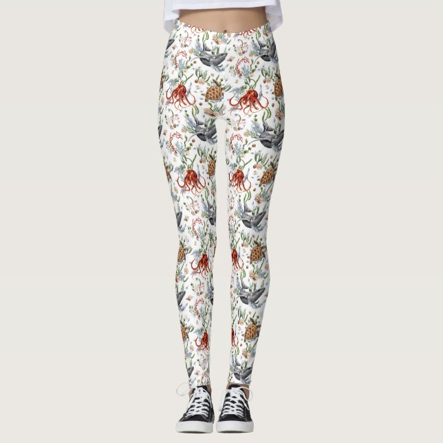 Living Life In Full Bloom Leggings (Front)