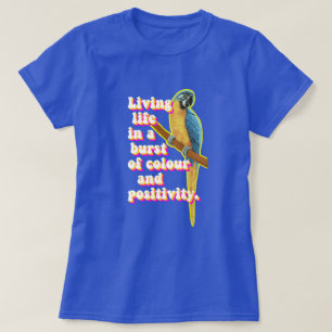 Living Life - Low Poly Macaw T-Shirt