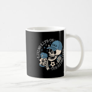 Living Life On The Sidelines Skeleton Soccer Dad F Coffee Mug