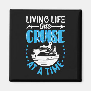 Living Life One Cruise At A Time Ocean Family Vaca Magnet