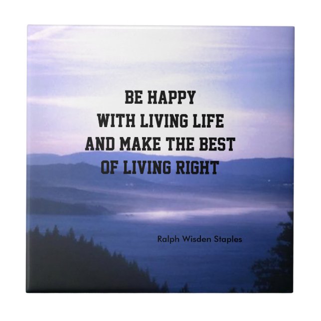 Living life tile (Front)