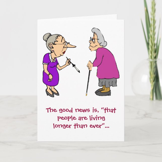 Living Longer-Birthday Card (Front)