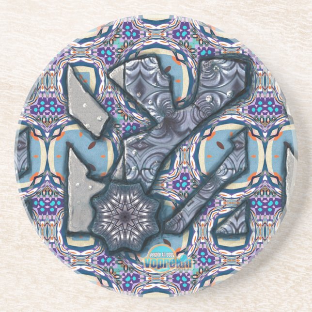 Living Metal No 2 by Alexandra Cook aka Linandara Coaster (Front)