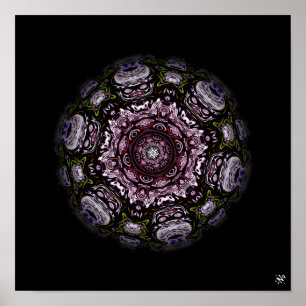 Living monster meteor v3 - patterns poster