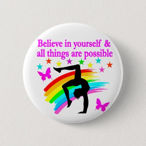 Image of LIVING MY GYMNASTICS DREAM 6 Cm Round Badge