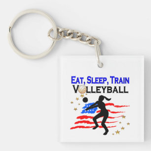 LIVING MY VOLLEYBALL DREAM DESIGN KEY RING