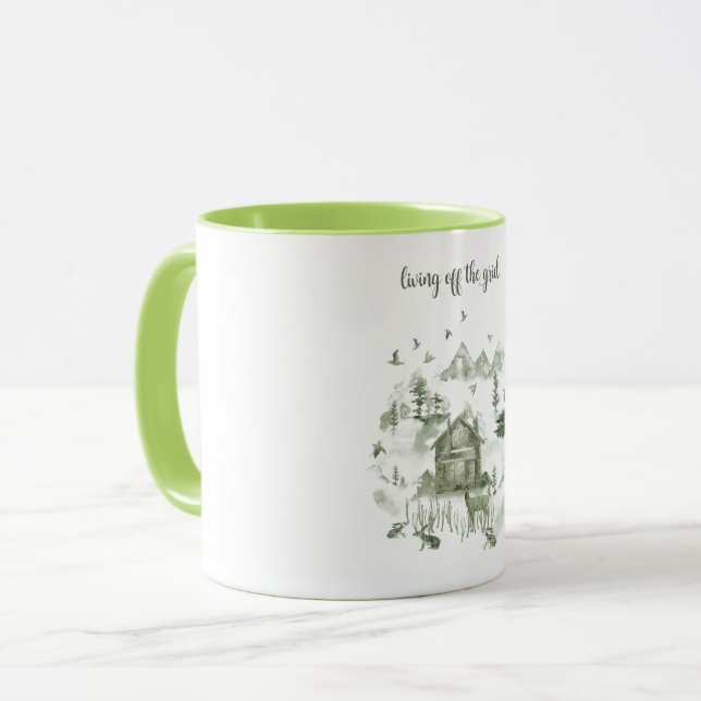 Living Off the Grid Coffee Mug (Front Left)