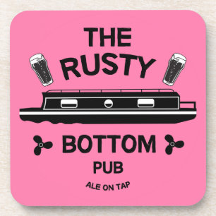 Living On A narrowboat British Canals Beverage Coa Coaster