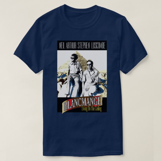 Living on Blancmange  T-Shirt (Design Front)