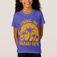 Living On Island Time Palm Trees And Sunset