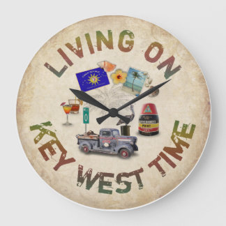 Living on Key West Time Clock