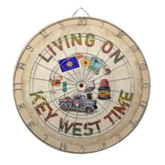 Living on Key West Time Dartboard