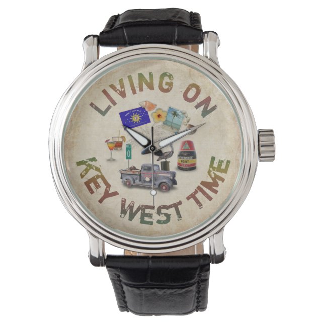 Living on Key West Time Watch (Front)