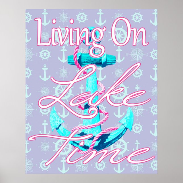 Living On Lake Time Poster (Front)