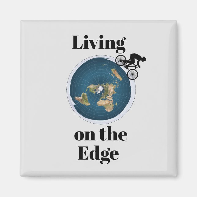 Living on the Edge Magnet (Front)