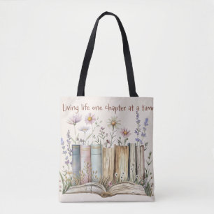 Living One Chapter at a time Tote Bag