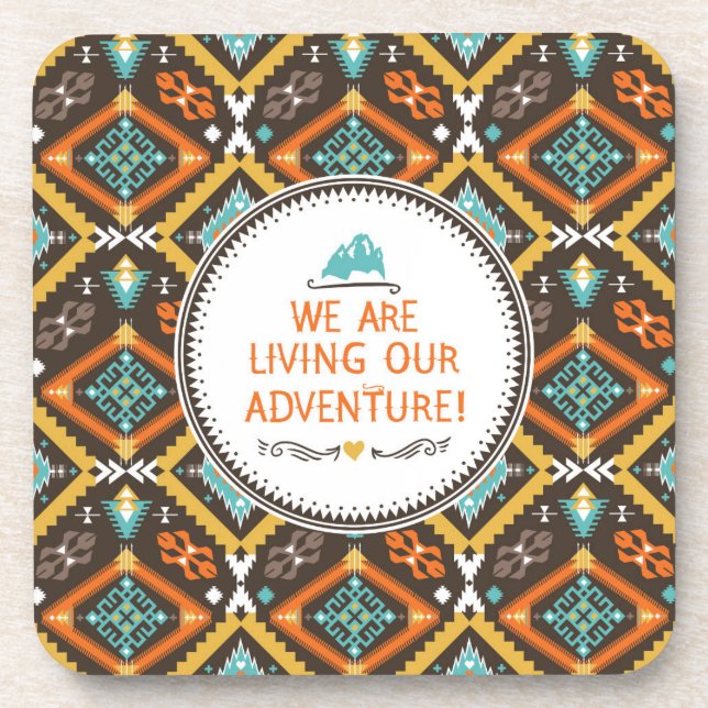 Living Our Adventure Coaster (Front)