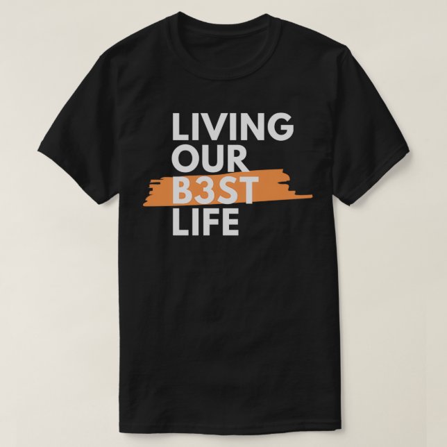 Living our best throuple life Polyamory T-Shirt (Design Front)