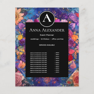 Living Petals Floral Mandala Design Flyer