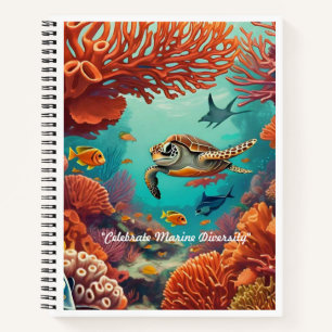 "Living Reef" Notebook